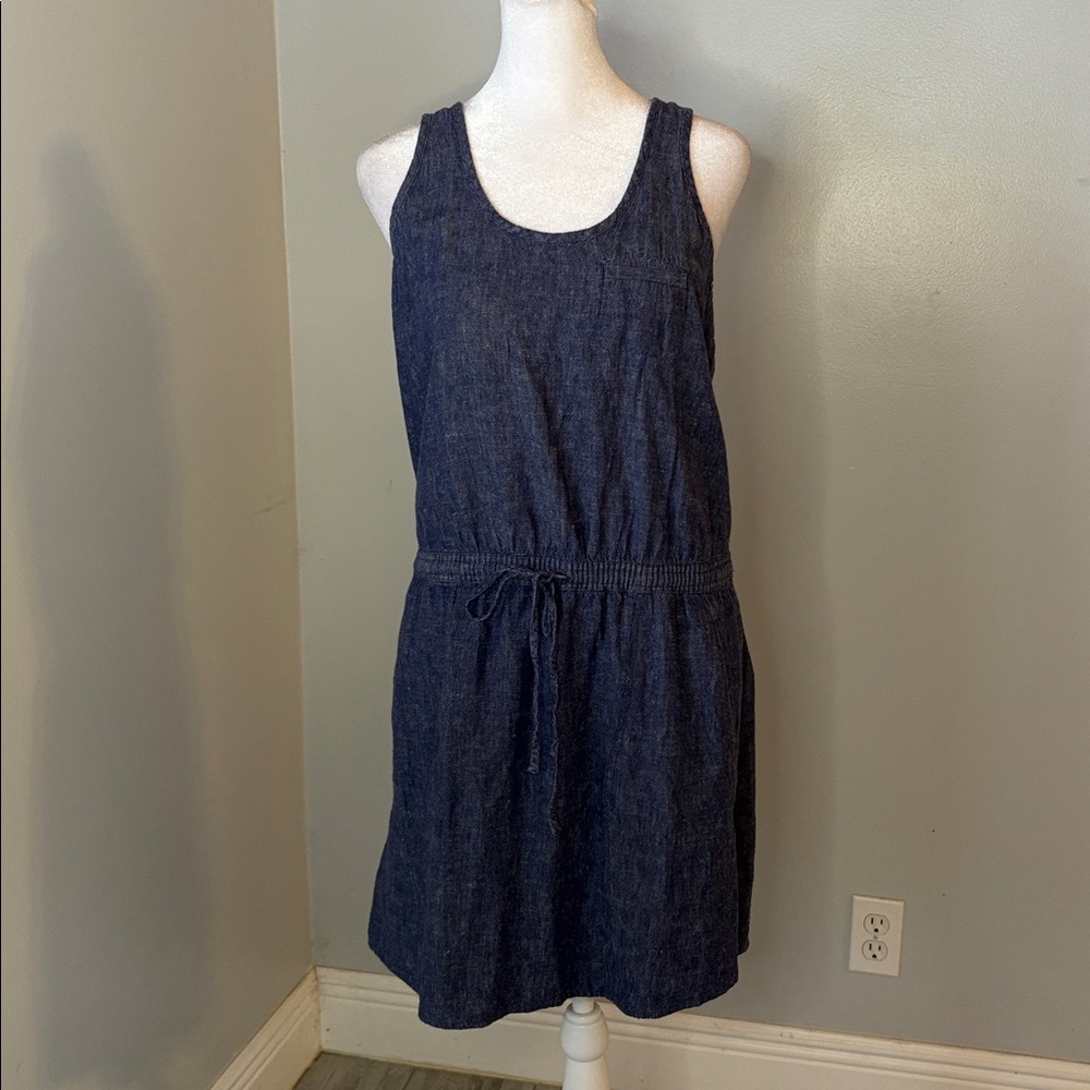 [Lou & Grey] Chambray Linen Dress - Size Small